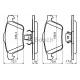 Колодки гальмівні (передні) Volvo S60 00-10/V70 01-08/S80 01-06/XC90 02-14