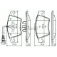 Колодки гальмівні (передні) VW Touareg 2.5TDI 03-10