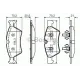 Колодки гальмівні (передні) MB E-class (W211)/ GL-class (X164) 02-