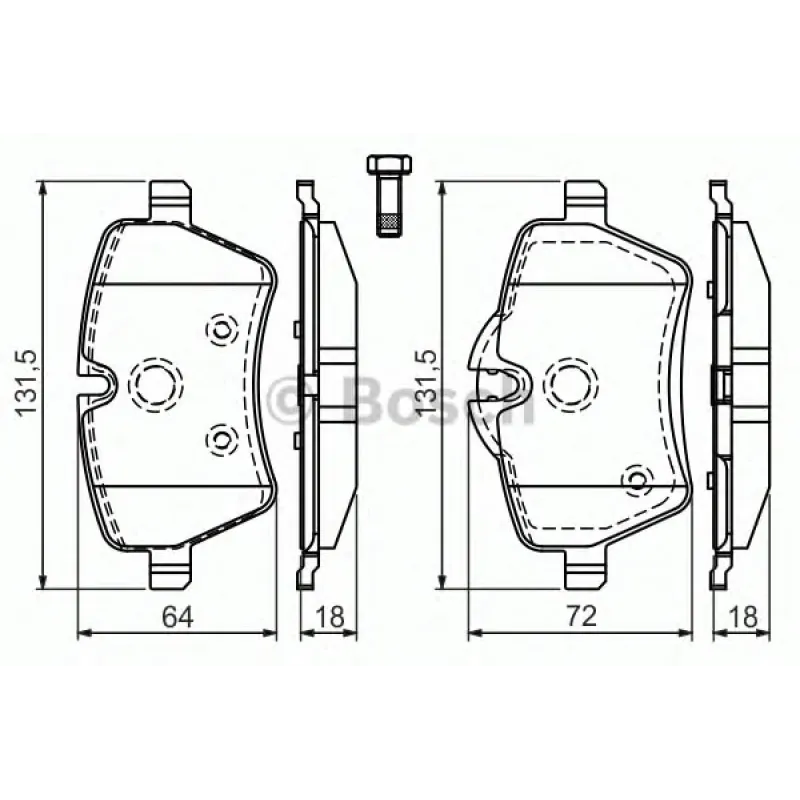 Колодки гальмівні (передні) Mini (R50/R53/R56/R59) 03-15