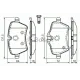 Колодки гальмівні (передні) Mini (R50/R53/R56/R59) 03-15