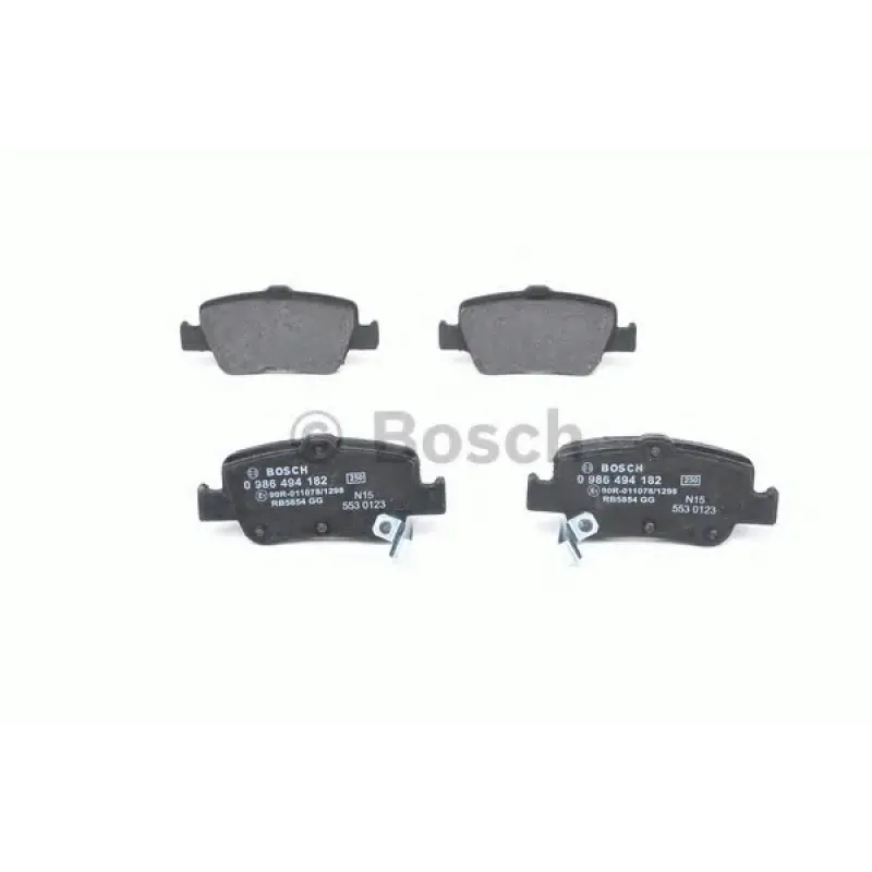 Колодки гальмівні (задні) Toyota Auris 06-/Corolla 1.3-2.0D 12- (Bosch)