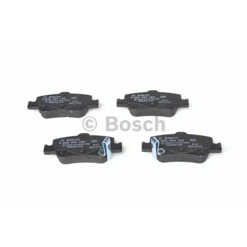 Колодки гальмівні (задні) Toyota Auris 06-/Corolla 1.3-2.0D 12- (Bosch)