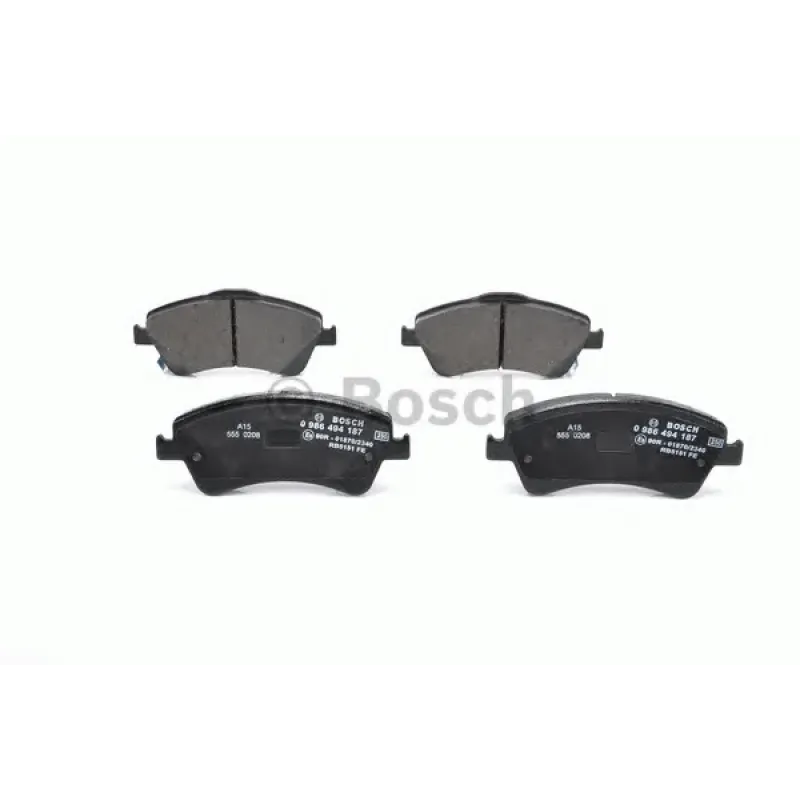 Колодки гальмівні (передні) Toyota Auris/Avensis 08- (Bosch) (з датчиком)