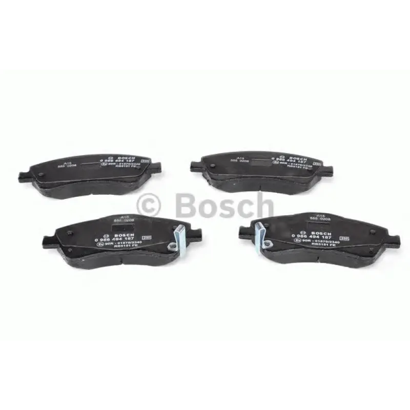 Колодки гальмівні (передні) Toyota Auris/Avensis 08- (Bosch) (з датчиком)
