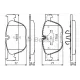 Колодки гальмівні (передні) BMW X4 (F26) 14-18/X5 (E70/F15/F85) 06-18/X6 (E71/E72/F16/F86) 08-19