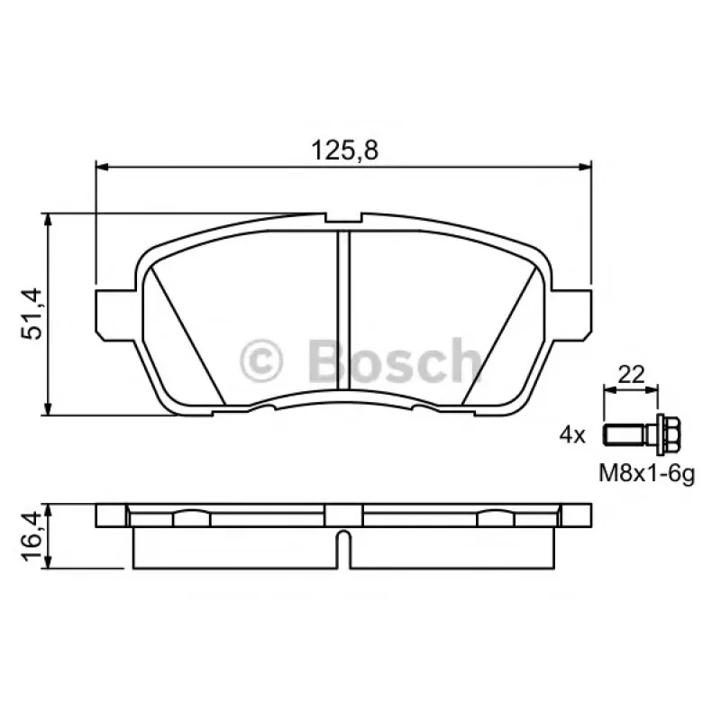 Колодки гальмівні (передні) Ford Fiesta 08-