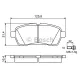 Колодки гальмівні (передні) Ford Fiesta 08-