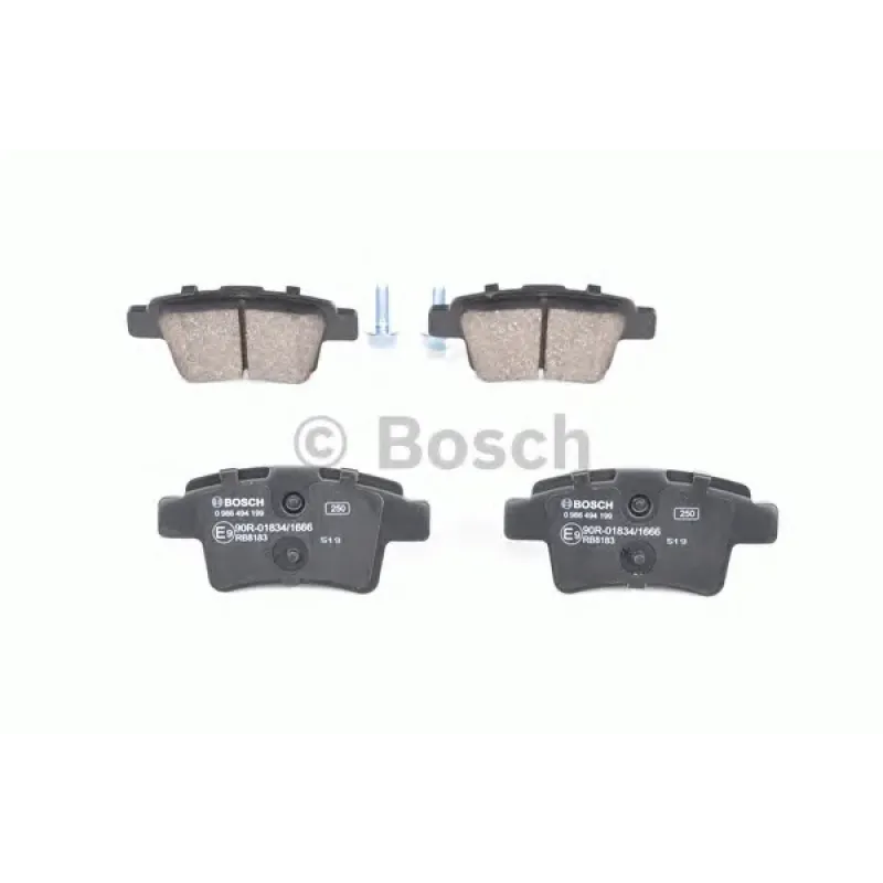 Колодки гальмівні (задні) Citroen C4 Picasso/Grand Picasso 06-13/Peugeot 408 10-