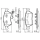 Колодки гальмівні (передні) VW Phaeton/ Audi A6/A8 04-16 (Ate-Teves) (з датчиком)
