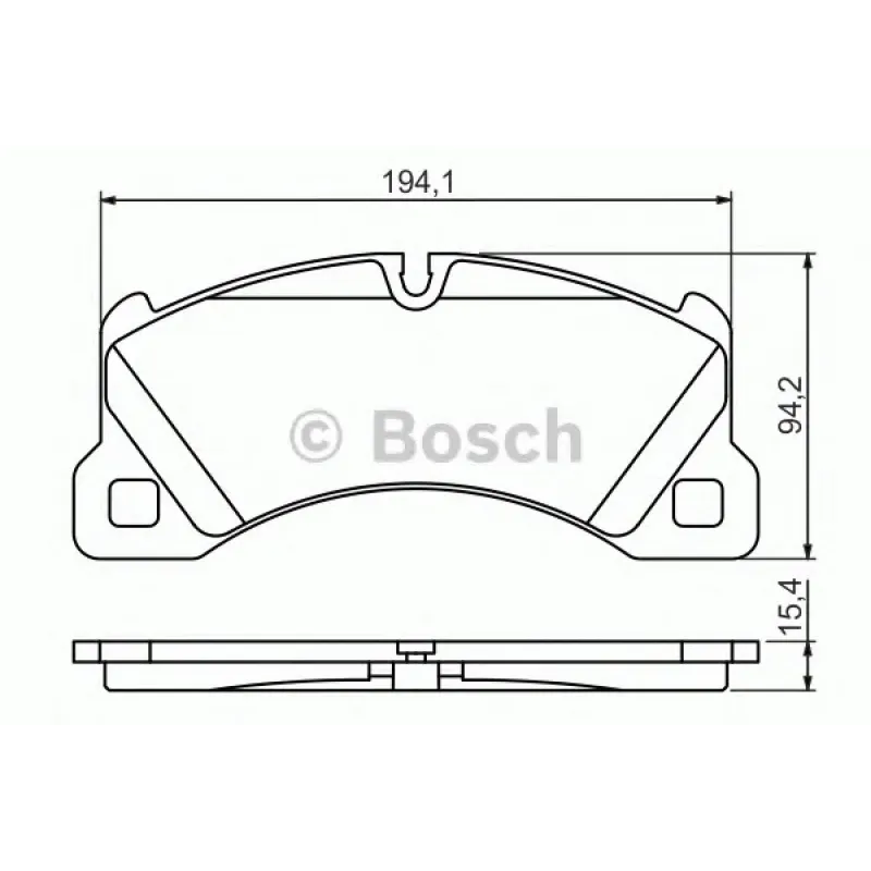 Колодки гальмівні (передні) Porsche Cayenne 02-/Macan 14-/Panamera 10-16/VW Touareg 02-