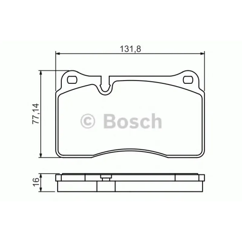 Колодки гальмівні (передні) VW Touareg 2.5-4.2 TDI/FSI 02- (Brembo)