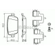 Колодки гальмівні (задні) Ford Kuga 08-/Mondeo IV 07-15 (TRW)