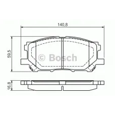 Колодки гальмівні (передні) Lexus RX 03-09