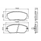 Колодки гальмівні (передні) Hyundai Santa Fe II/III/Genesis 06-/Kia Sorento/Ssangyong Korando 09-