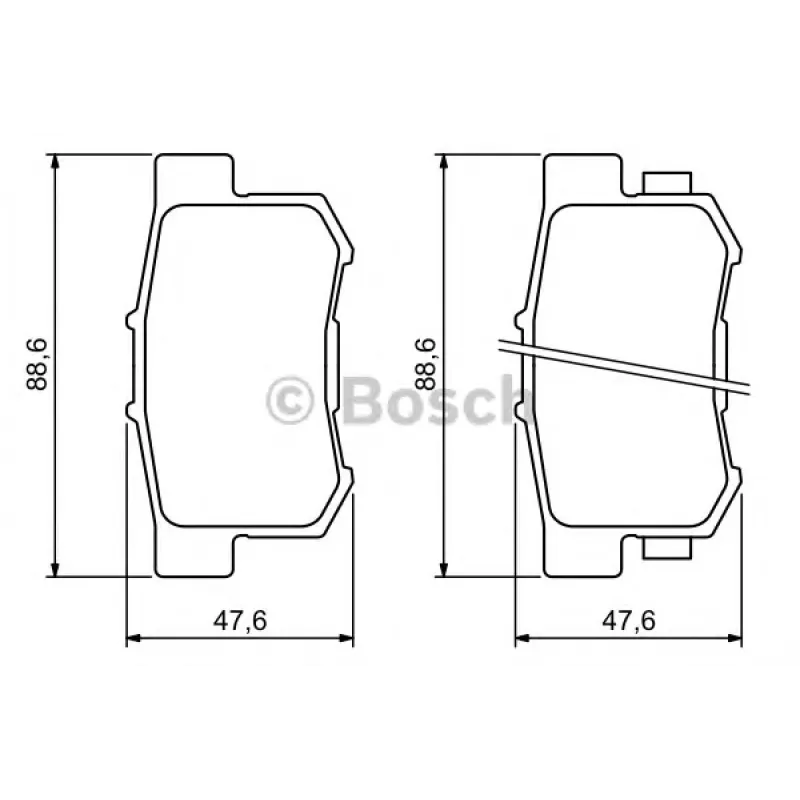 Колодки гальмівні (задні) Honda CR-V 2.0/2.4 CTDi 01-