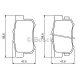 Колодки гальмівні (задні) Honda CR-V 2.0/2.4 CTDi 01-
