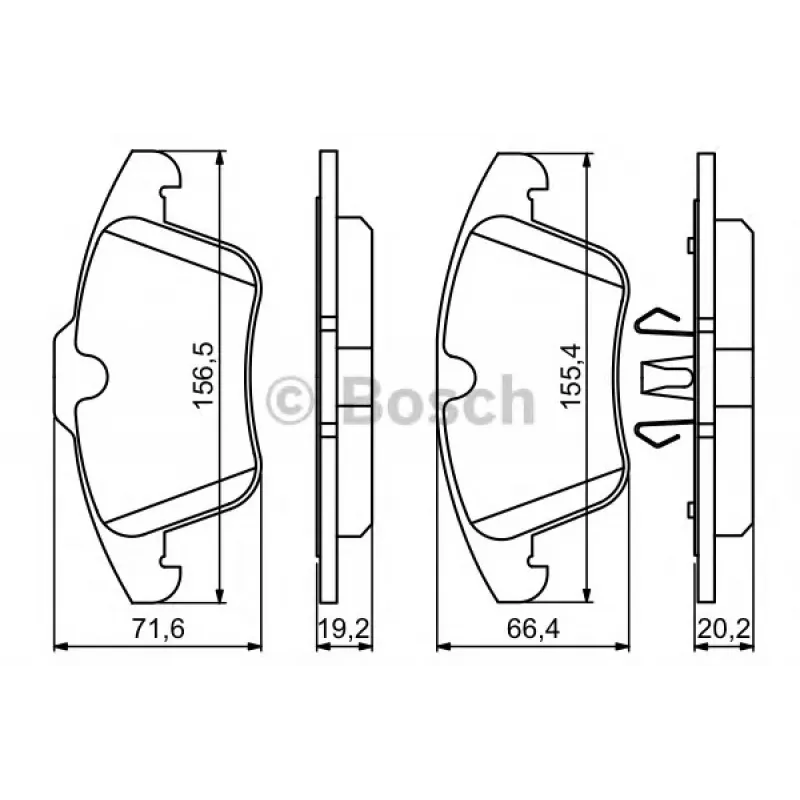 Колодки гальмівні (передні) Land Rover Freelander/Ford Mondeo IV 1.8-2.5 07-