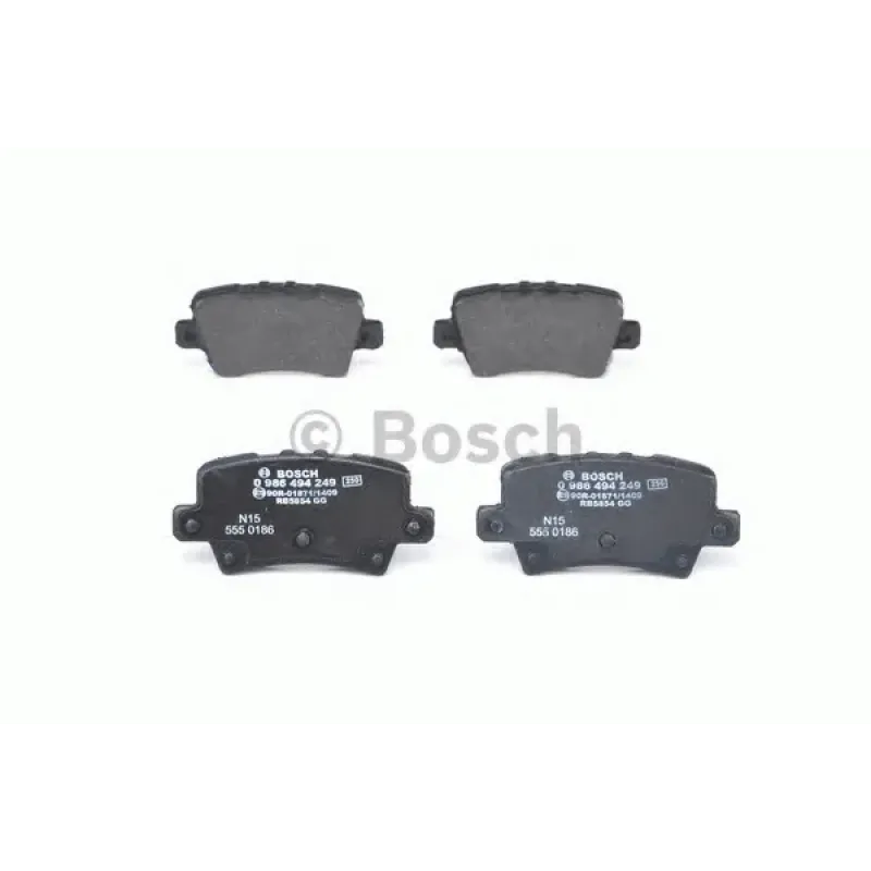Колодки гальмівні (задні) Honda Civic 1.4-2.2 05-