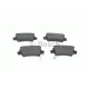 Колодки гальмівні (задні) Honda Civic 1.4-2.2 05-