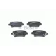 Колодки гальмівні (задні) Honda Civic 1.4-2.2 05-