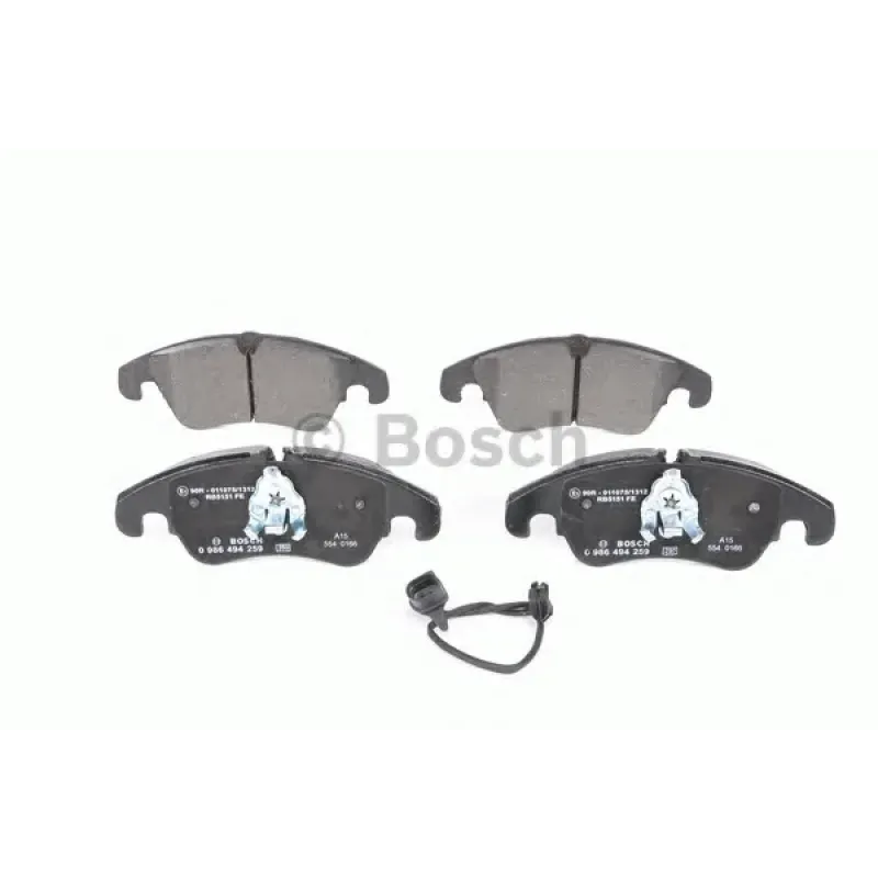 Колодки гальмівні (передні) Audi A4 07-18/A5 07-(+датчик)