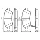 Колодки гальмівні (передні) Toyota Auris 06-12/Corolla 06-14