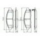 Колодки гальмівні (передні) Mitsubishi L200 05-/Pajero Sport II 08-