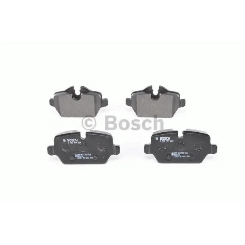 Колодки гальмівні (задні) BMW 1 (E81/E82/E87)/3 (E90/E91/E92/E93) 04-13