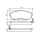 Колодки гальмівні (передні) Nissan Teana 03-08/Tiida 07-12
