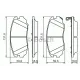 Колодки гальмівні (передні) Opel Insignia A 08-17/Chevrolet Malibu 12-