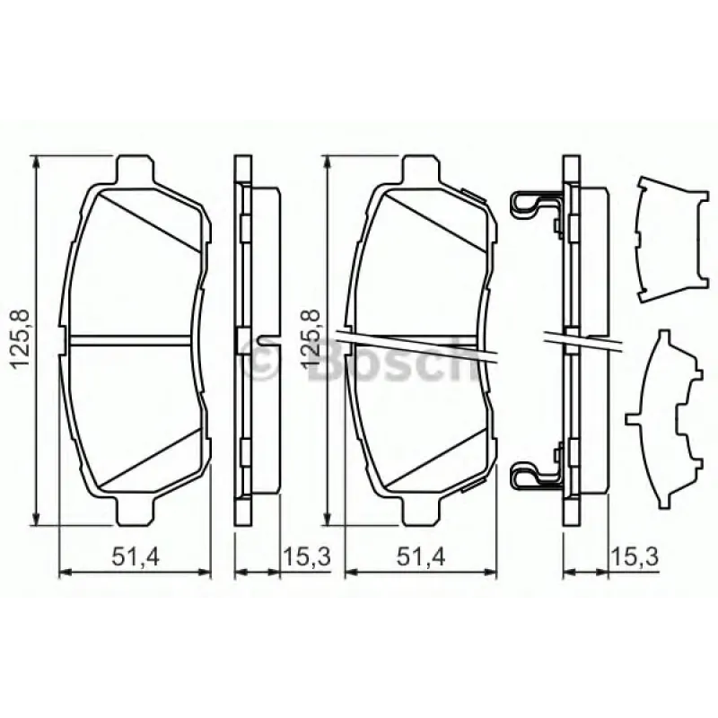 Колодки гальмівні (передні) Suzuki Swift 10-