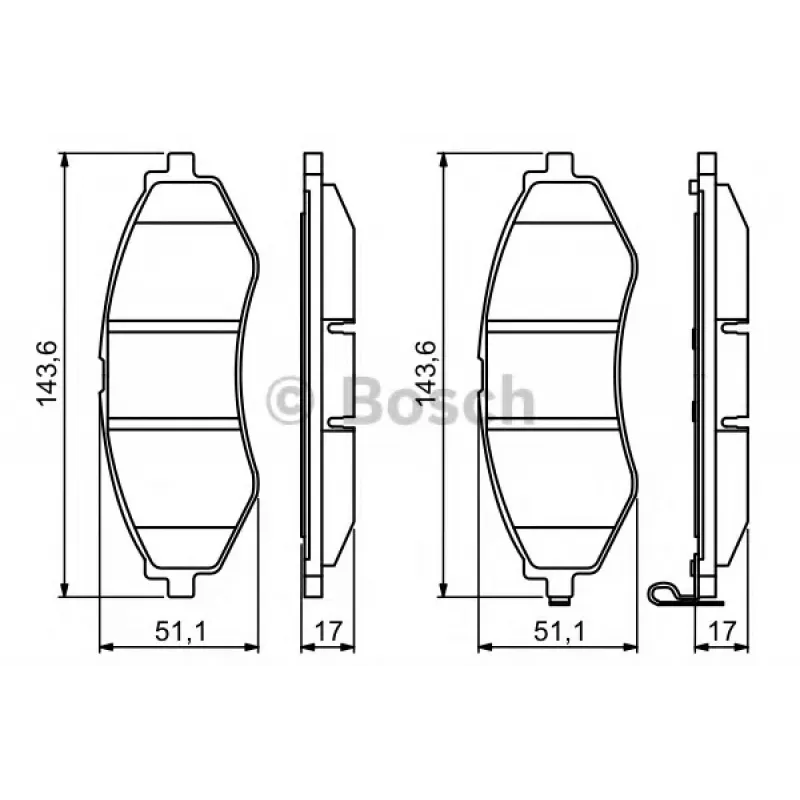 Колодки гальмівні (передні) Chevrolet Lacetti 05-/Aveo 03-13