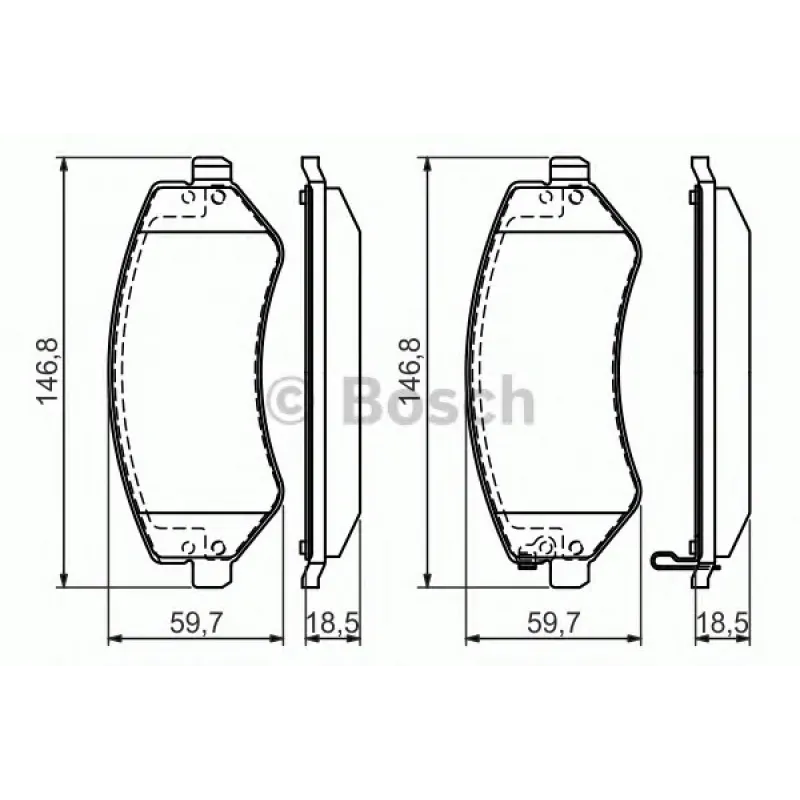 Колодки гальмівні (передні) Chrysler Voyager/Jeep Cherokee/Dodge Caravan 00-08