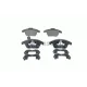 Колодки гальмівні (передні) Audi Q3 11-18/VW Passat Tiguan 07-18/Sharan 10-(+датчик)