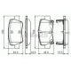 Колодки гальмівні (задні) Toyota Avensis 08-18