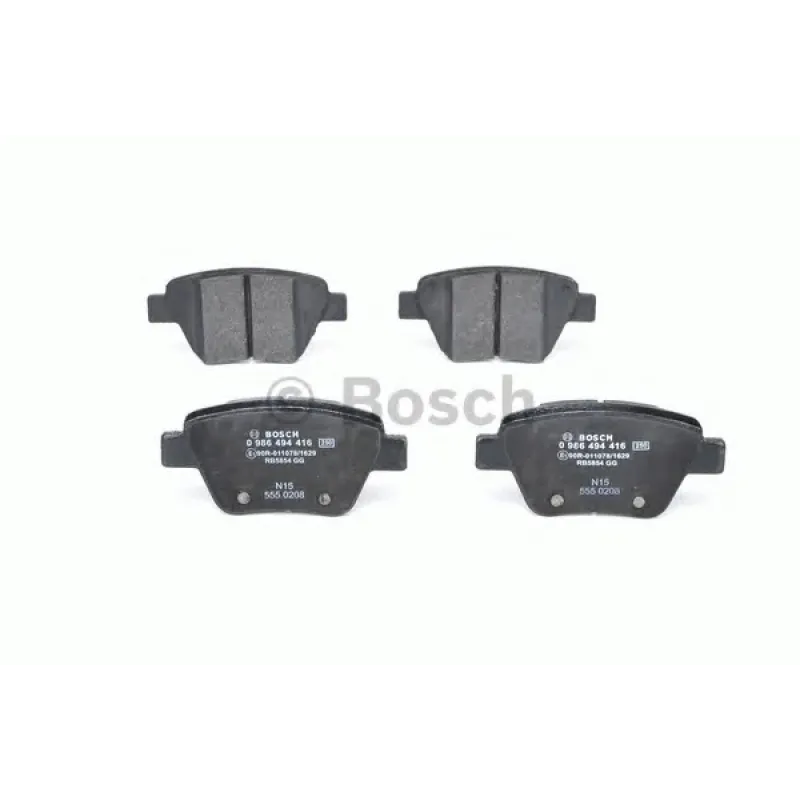 Колодки гальмівні (задні) Audi A3/Skoda Octavia/SuperB/Yeti/VW Caddy/Touran/Golf/Passat B7/B8 04-