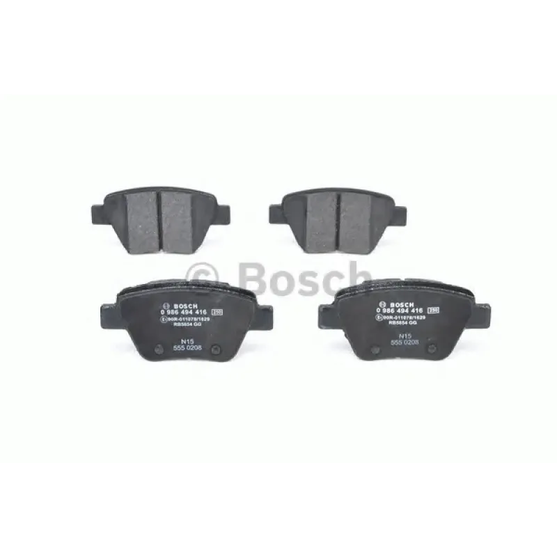 Колодки гальмівні (задні) Audi A3/Skoda Octavia/SuperB/Yeti/VW Caddy/Touran/Golf/Passat B7/B8 04-