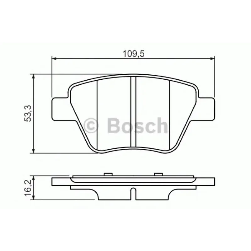 Колодки гальмівні (задні) Audi A3/Skoda Octavia/SuperB/Yeti/VW Caddy/Touran/Golf/Passat B7/B8 04-