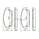 Колодки гальмівні (передні) Opel Astra J/Zafira C/Chevrolet Cruze 09-