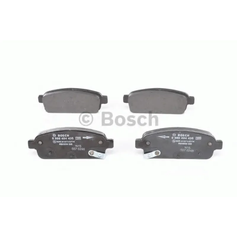 Колодки гальмівні (задні) Opel Astra J 09 - R16
