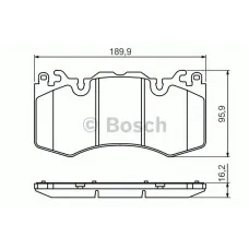 Колодки гальмівні (передні) Land Rover Range Rover III/IV 02-/Range Rover Sport 05-/Discovery V 16-