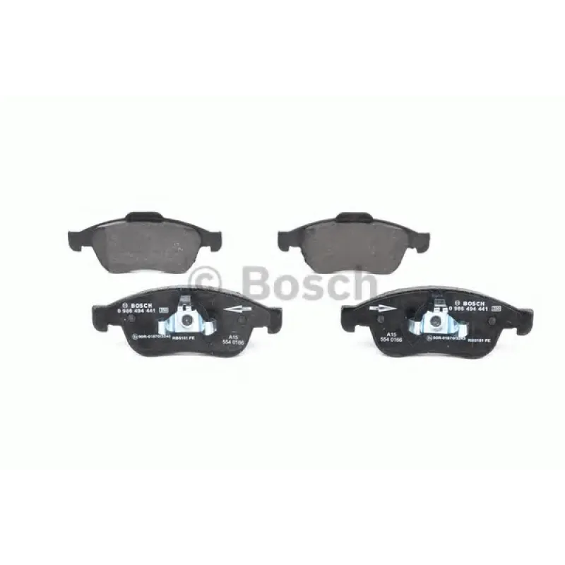 Комплект гальмівних колодок (передніх) Renault Fluence/Megane/Scenic 08-