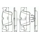 Колодки гальмівні (передні) BMW 1 (F20-21)/2 (F22/F87/F45-46)/3 (F30-31/F34/F80)/4 (F32/F36)/X3 11-