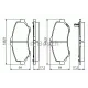 Колодки гальмівні (передні) Chrysler Grand Voyager V 07-/Dodge Caravan 08-/VW Routan 08-13