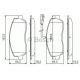 Комплект гальмівних колодок (передніх) Renault Master/Opel Movano 10-