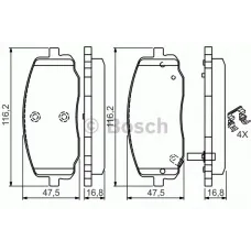 Колодки гальмівні (передні) Hyundai I10 08-/Kia Picanto 04-