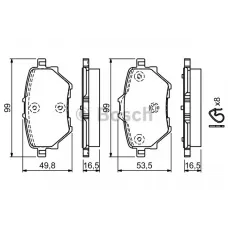 Колодки гальмівні (задні) Citroen C4/Berlingo/Peugeot 308/508/3008/Partner/Opel Combo 13-