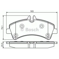 Колодки гальмівні (задні) MB Sprinter 411-519CDI/VW Crafter 06- (спарка)