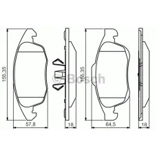 Колодки гальмівні (передні) Citroen Berlingo/Peugeot Partner 08-